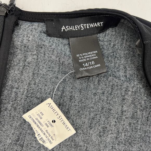 Ashley Stewart Romper Maxi Kimono Style Dress Printed Black - Picture 3 of 11